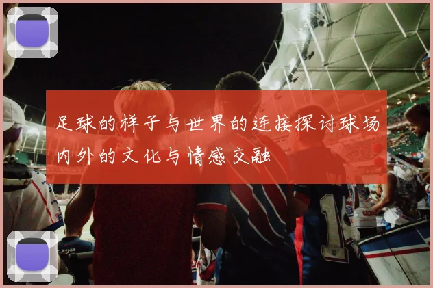 足球的样子与世界的连接探讨球场内外的文化与情感交融